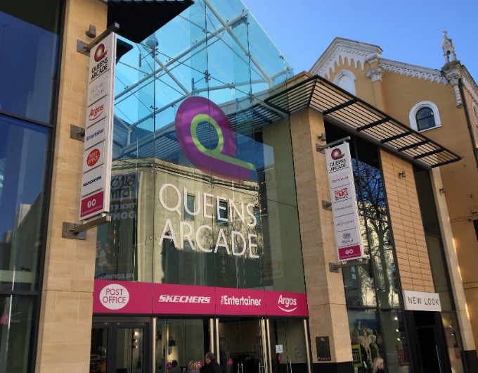 Queens Acrcade Cardiff